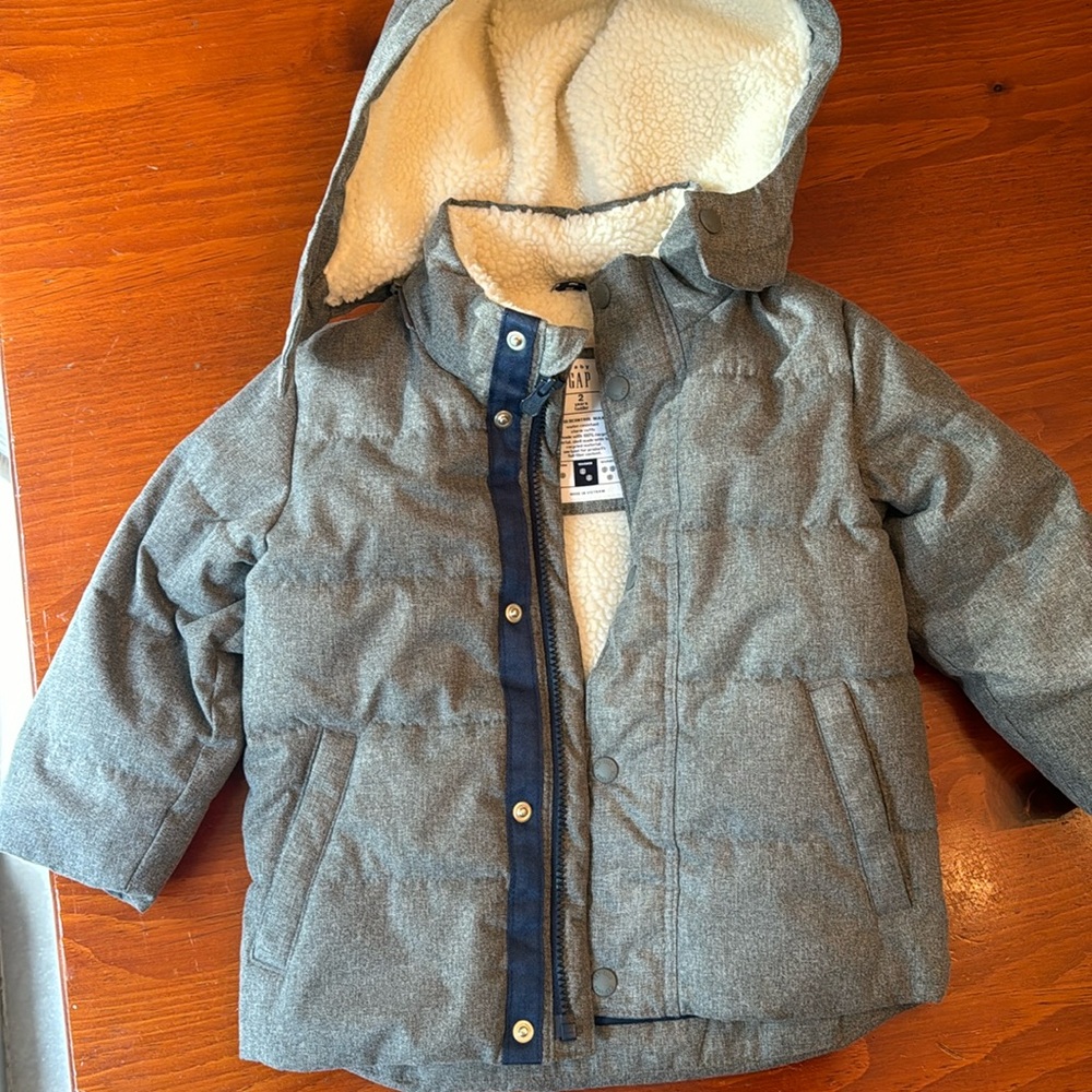 Baby Gap fleece lined winter coat